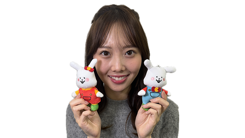 ぬいぐるみキーホルダー　おきた／めざめ　各1,700円(税込) 