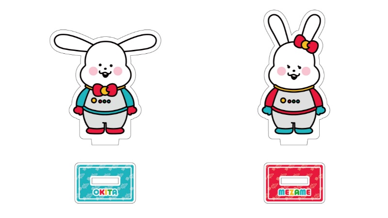 アクリルスタンド　おきた／めざめ　各900円(税込) 